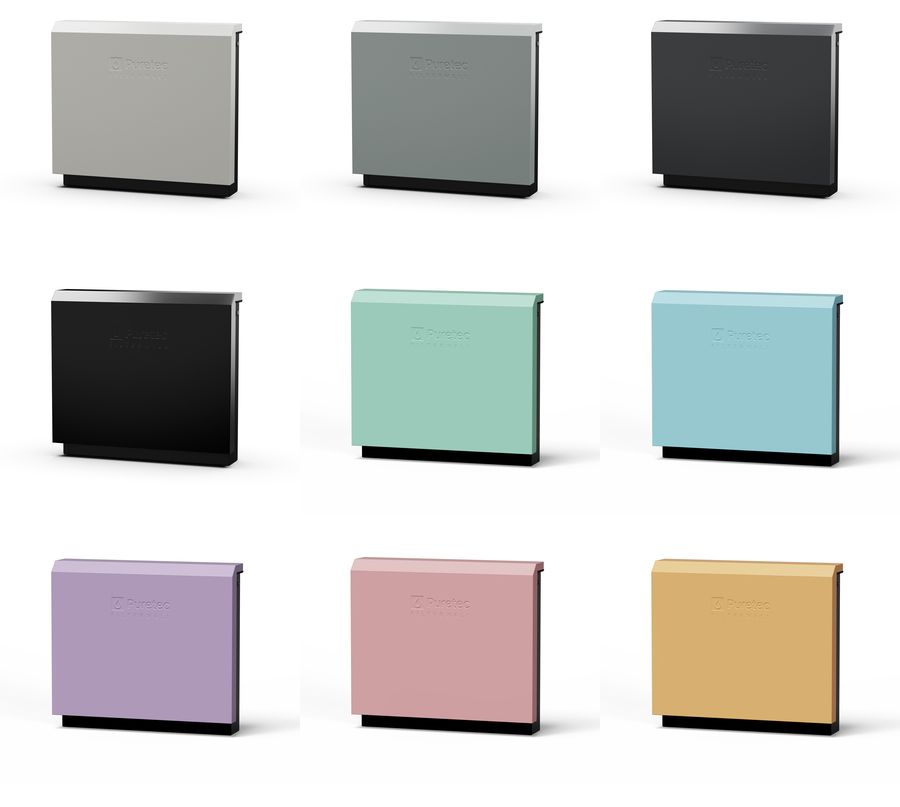 Puretec FilterWall covers in nine colours